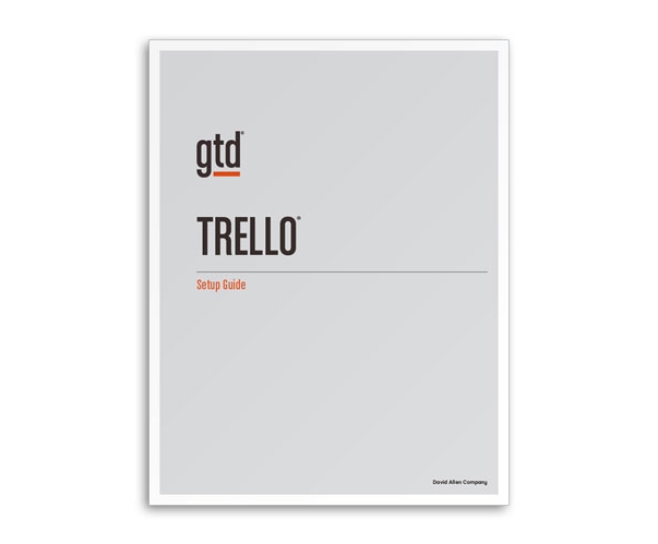 New! GTD® & Trello® Setup Guide